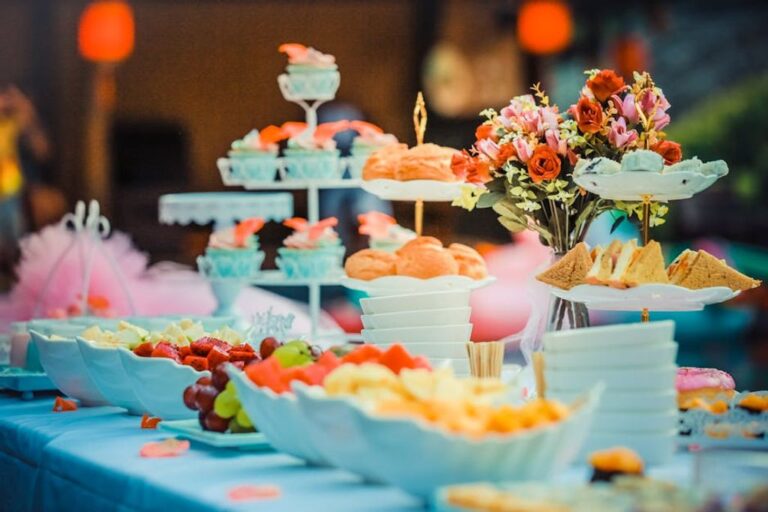 wedding catering platters